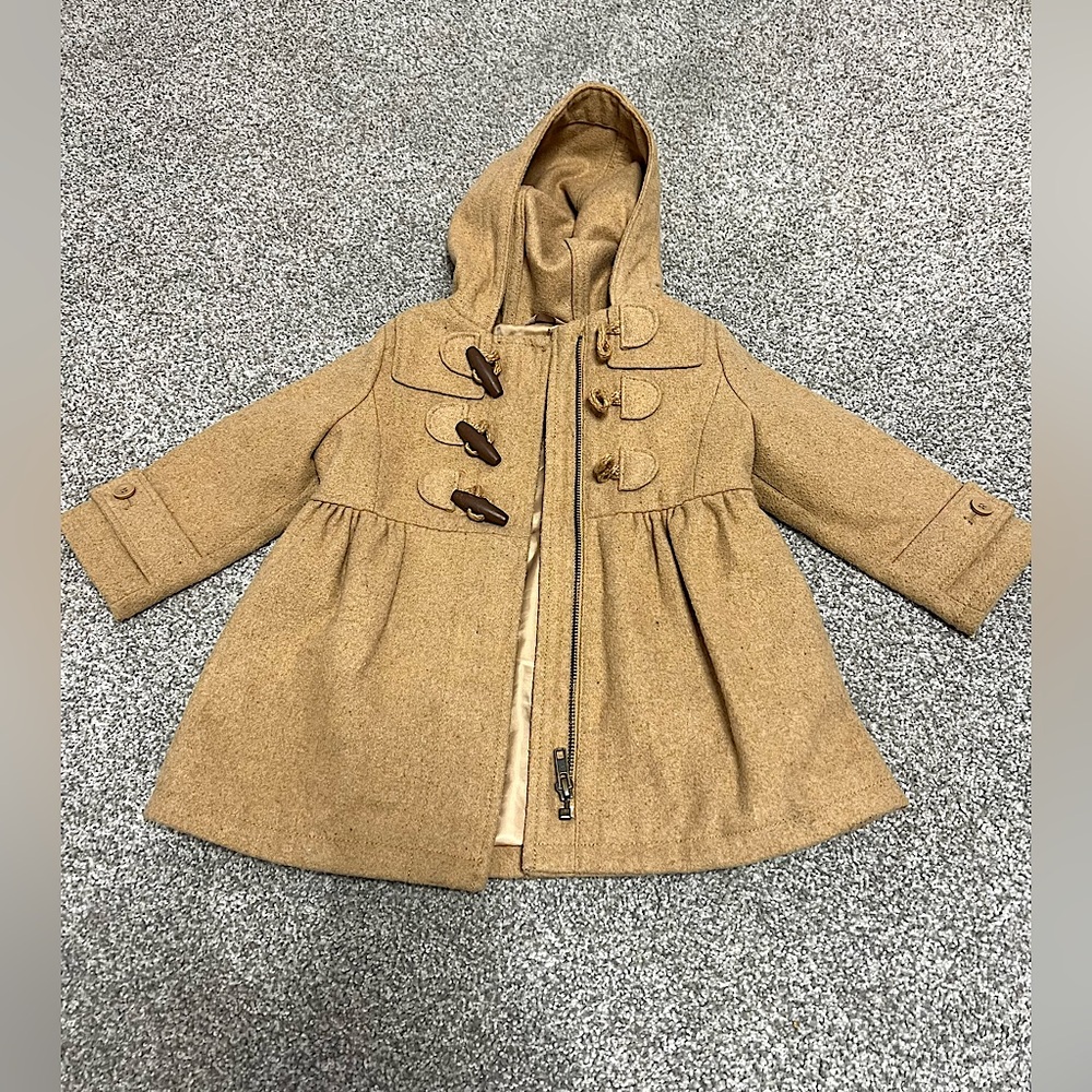 Baby Gap Toddler Toggle camel hooded coat